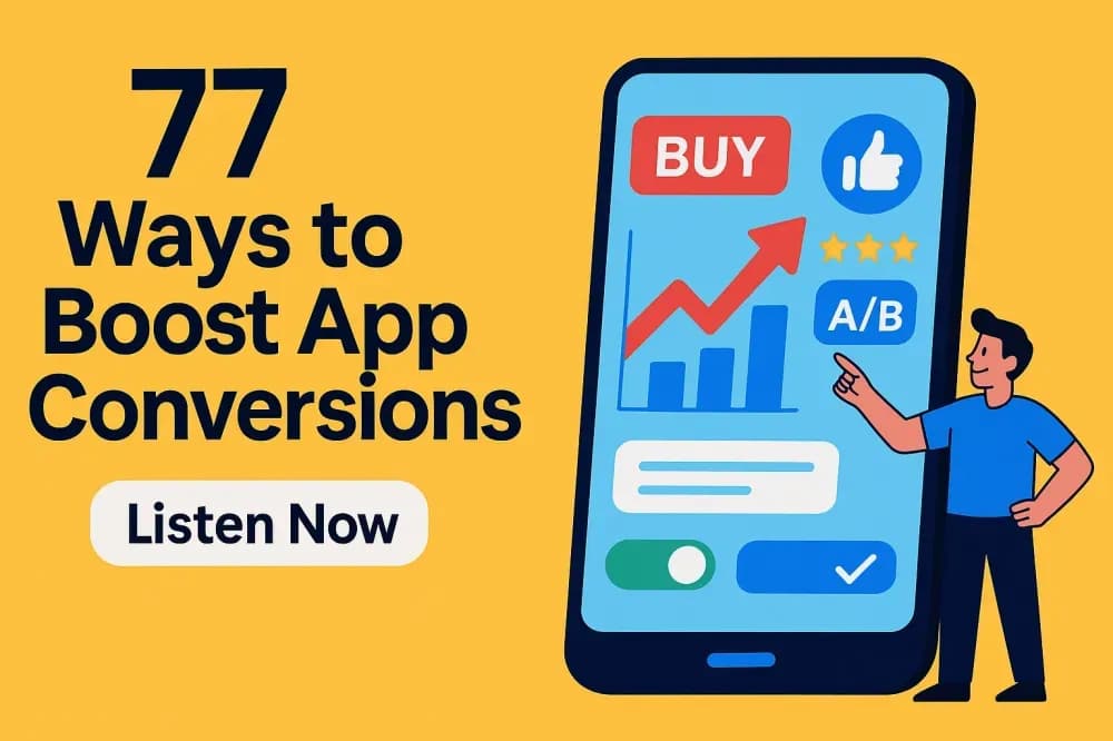 Tech Toolkit Podcast episode 013 cover art: 77 Ways to Boost App Conversions