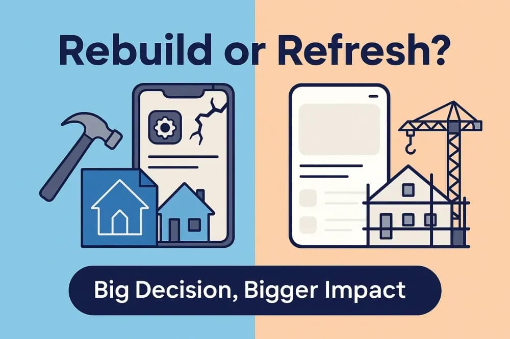 Tech Toolkit Podcast episode 014 cover art: Rebuild or Refresh? Big Decision, Bigger Impact