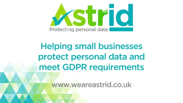 Astrid GDPR SaaS web app and portal