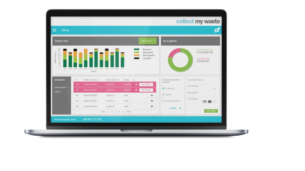 Collect My Waste App and Website