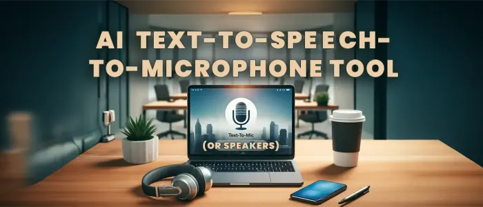 Text-to-Mic: Free AI Text-to-Speech-to-Microphone Tool (TTS & STTTS App for Windows and Mac) Text-to-Mic: Free AI Text-to-Speech-to-Microphone Tool (TTS & STTTS App for Windows and Mac)