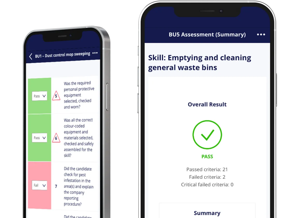 BICSc Cleaning Audit Mobile and Tablet App