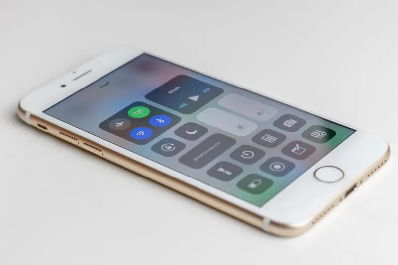 iphone with bluetooth and wifi button enabled on lock screen iphone with bluetooth and wifi button enabled on lock screen