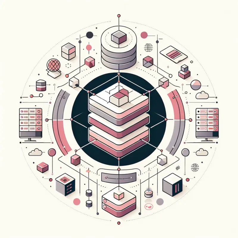 a server node with lots of users around it