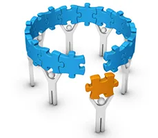 connecting the jigsaw pieces