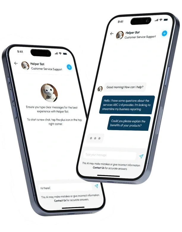AI app chat interface AI app chat interface