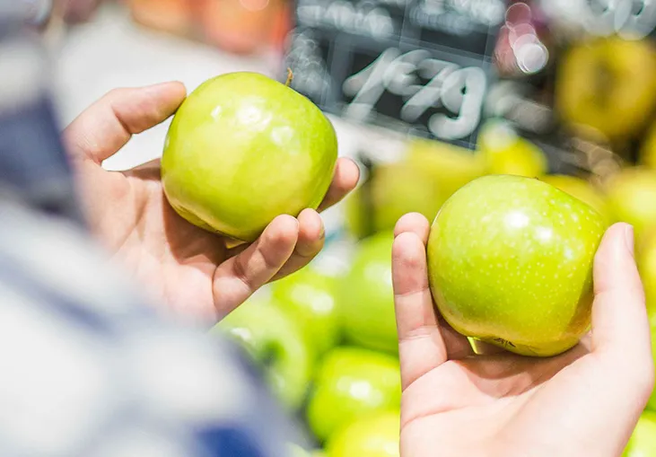 Choice of apples