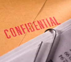 picture of a confidential document to illustrate entitlements picture of a confidential document to illustrate entitlements