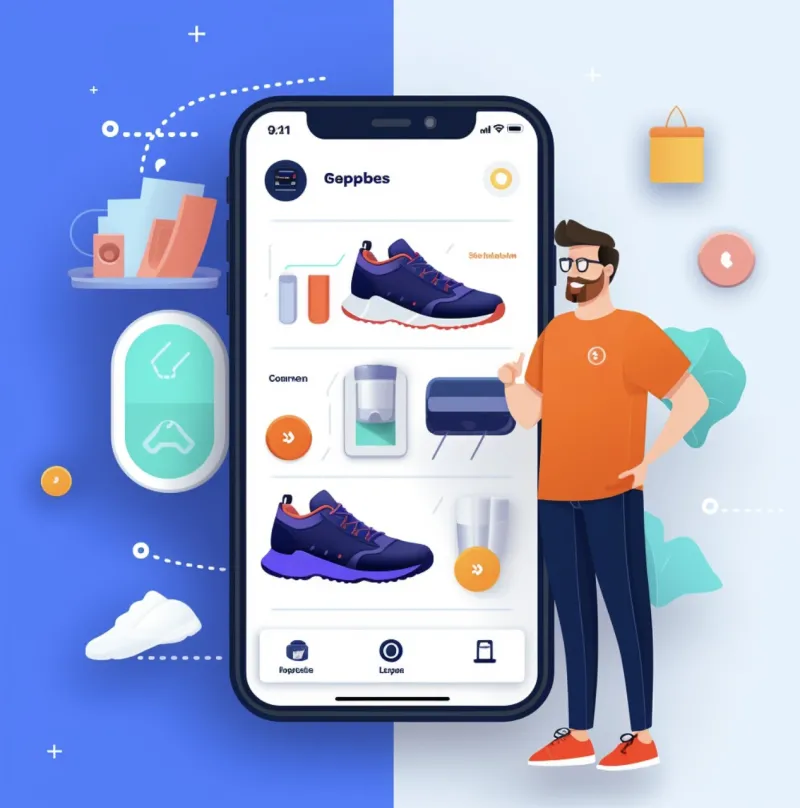E commerce device with eCommerce apps installed E commerce device with eCommerce apps installed