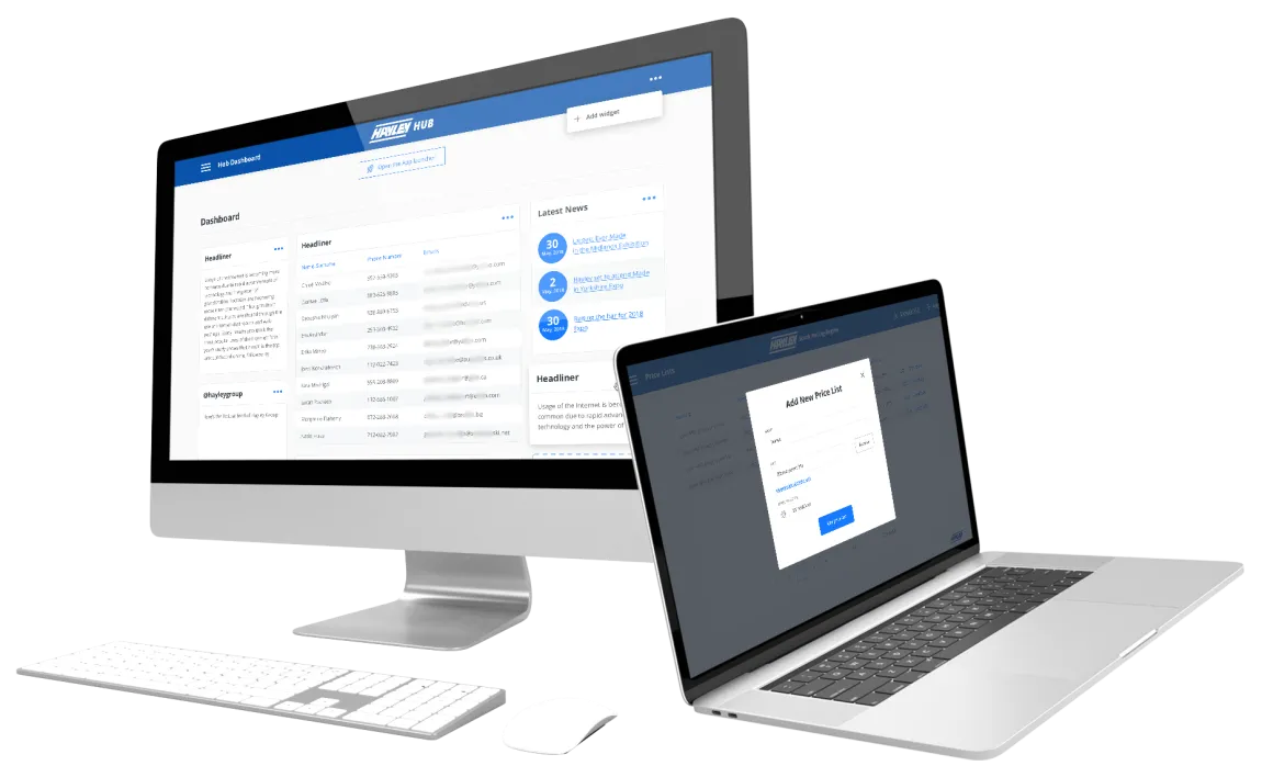 Hayley Hub & Pricing Engine