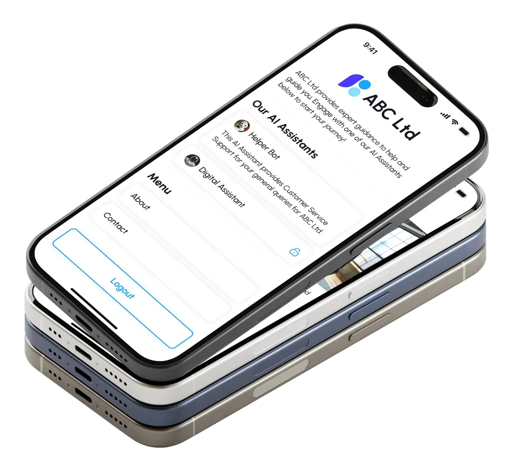 App Index Page with multiple AI assistant options App Index Page with multiple AI assistant options