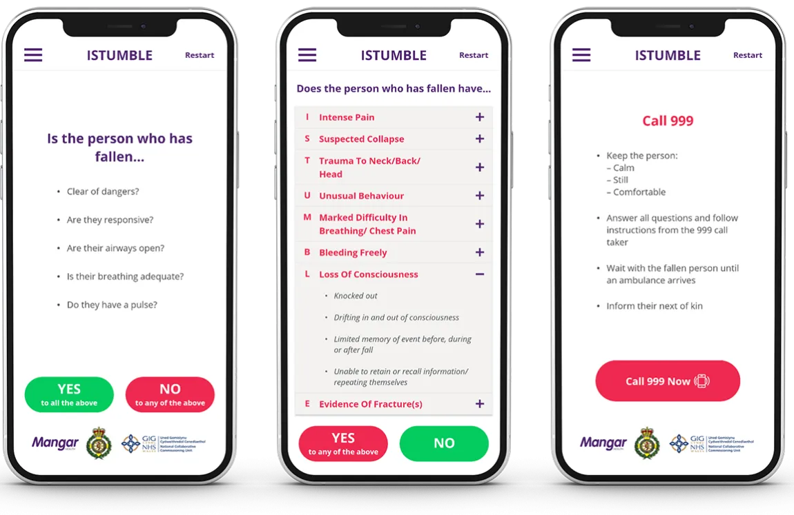 iStumble Care Sector App