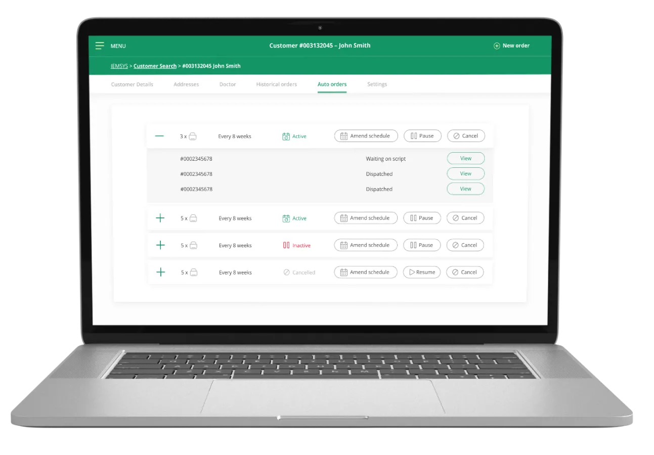 Prescription and Order Management Web App Prescription and Order Management Web App