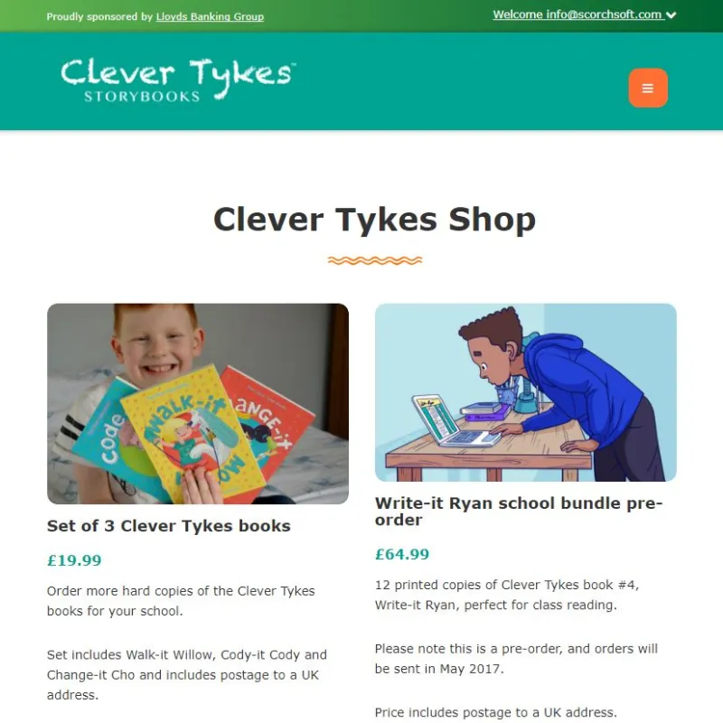 Clever Tykes shop Clever Tykes shop