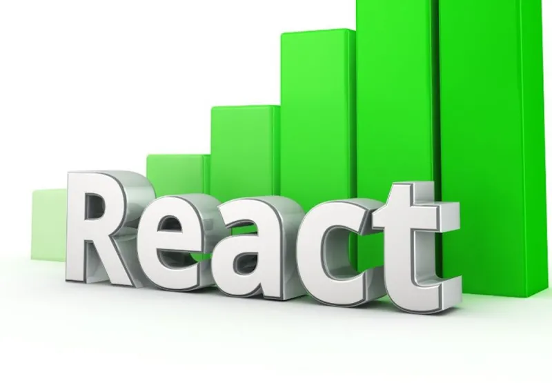 react-written-in-front-of-graph