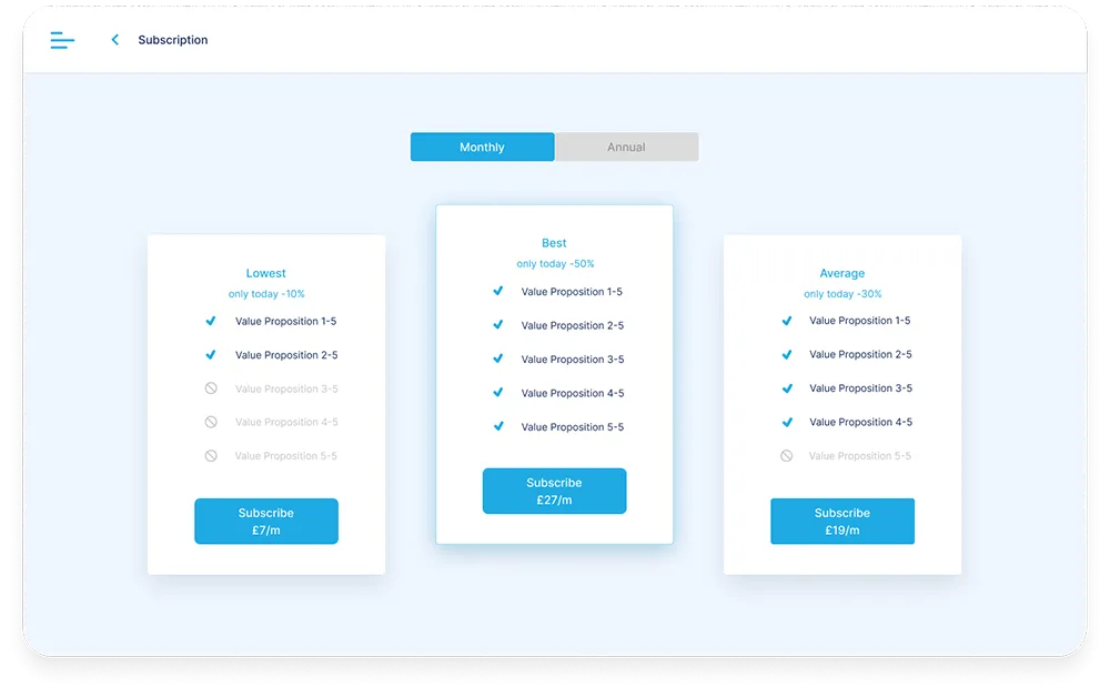 Subscription Payments
