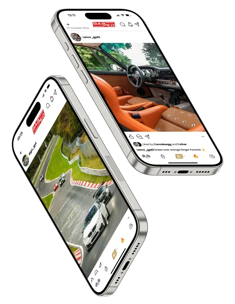 Gapped user video feed section Gapped user video feed section