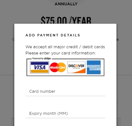 Subscription payments via Stripe Subscription payments via Stripe