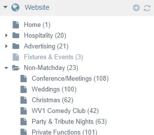page editing hierarchy in MODX page editing hierarchy in MODX