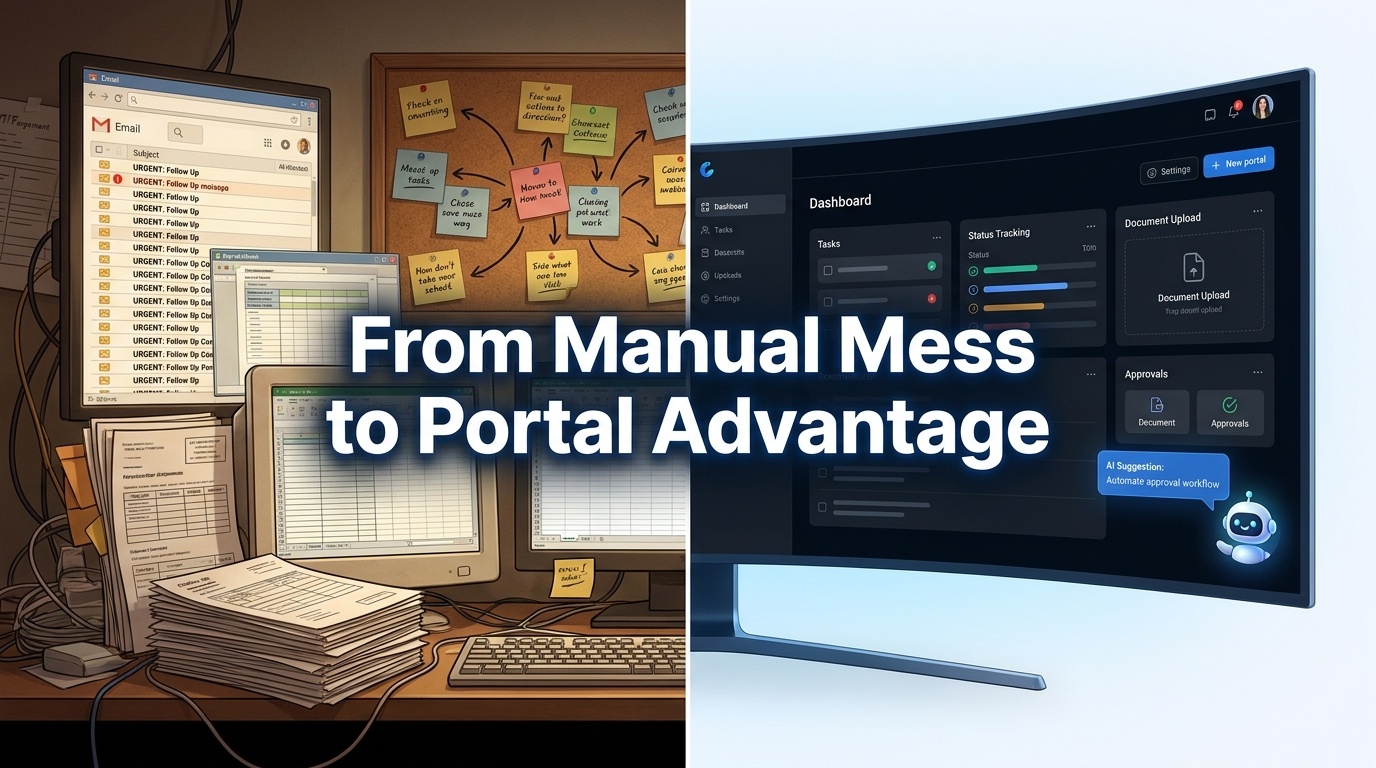 Why Build a Customer Portal Now? Portals 101: a Smart Move for Workflow, Self-Service and AI (The Real Opportunity)