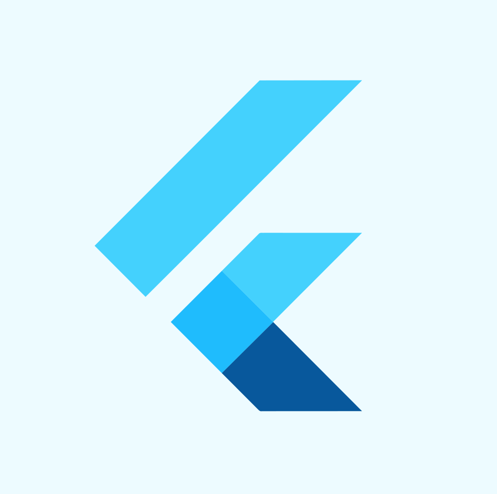 React Native logo on a black background
