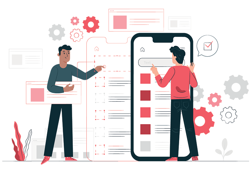 mobile app contact screen