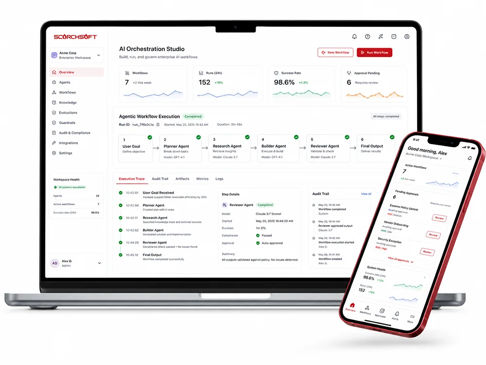 AI App Development User Interface