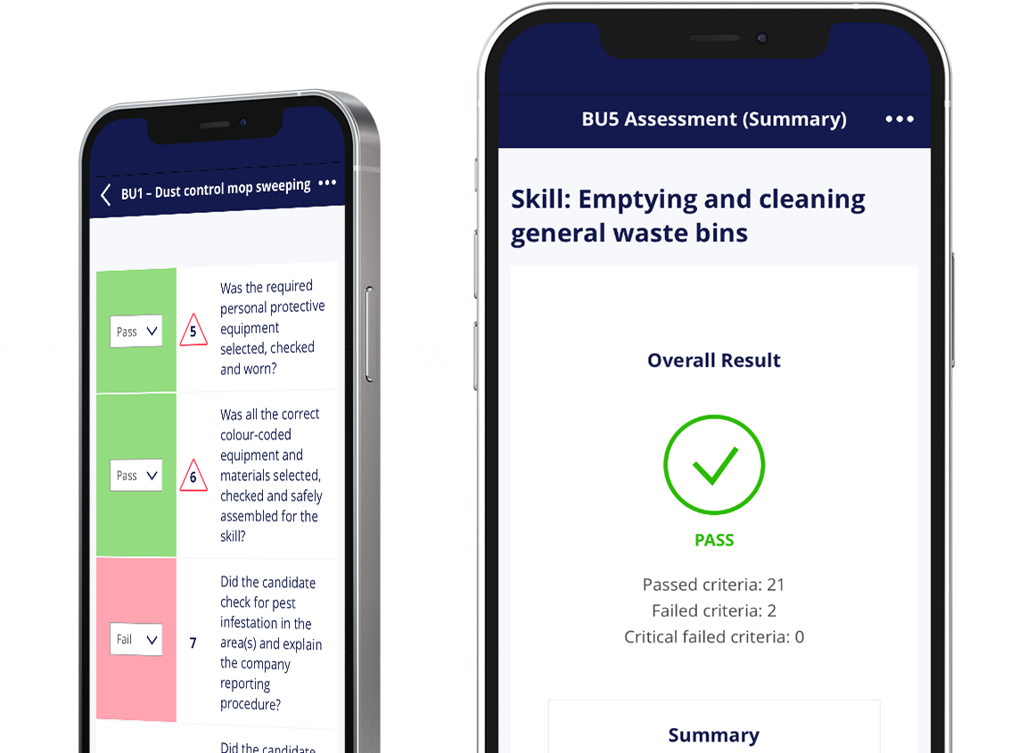 BICSc Cleaning Audit Mobile and Tablet App