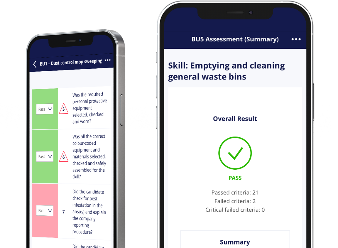 BICSc Cleaning Audit Mobile and Tablet App