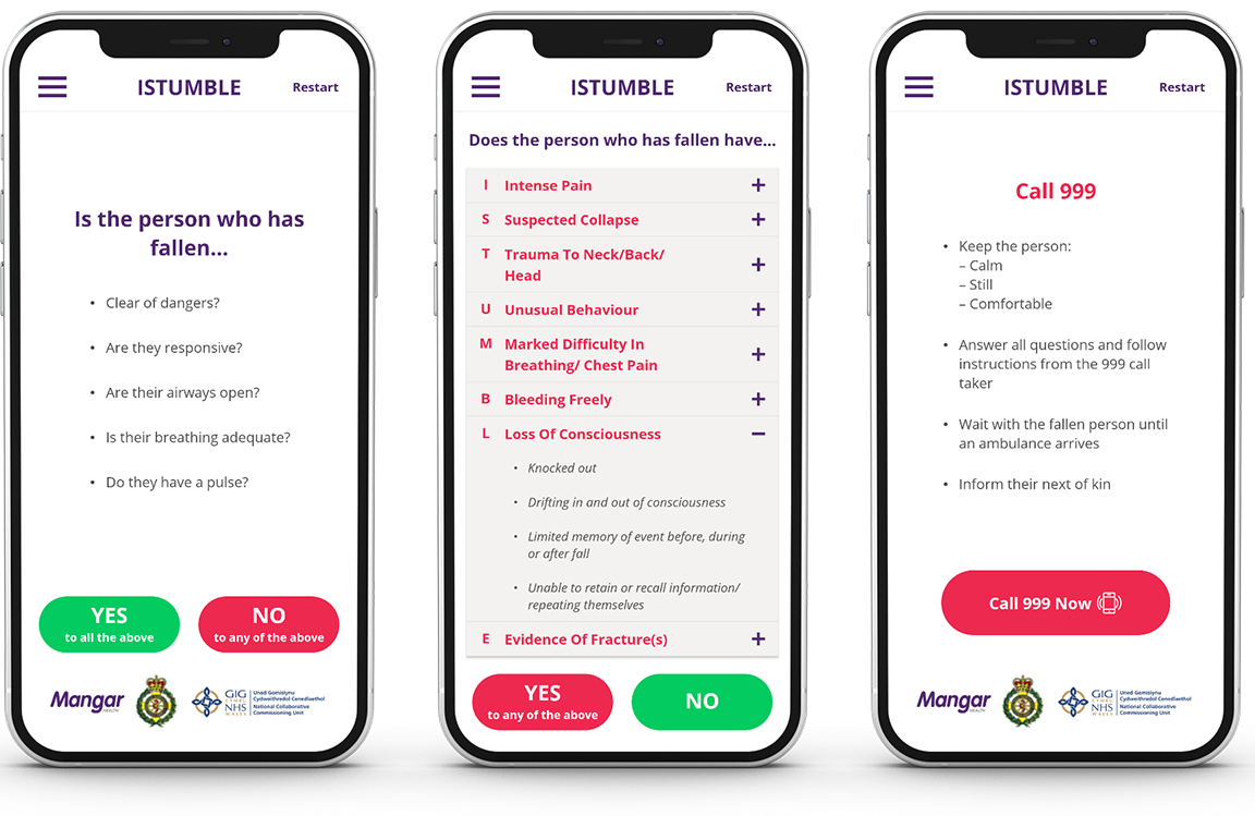 iStumble Care Sector App