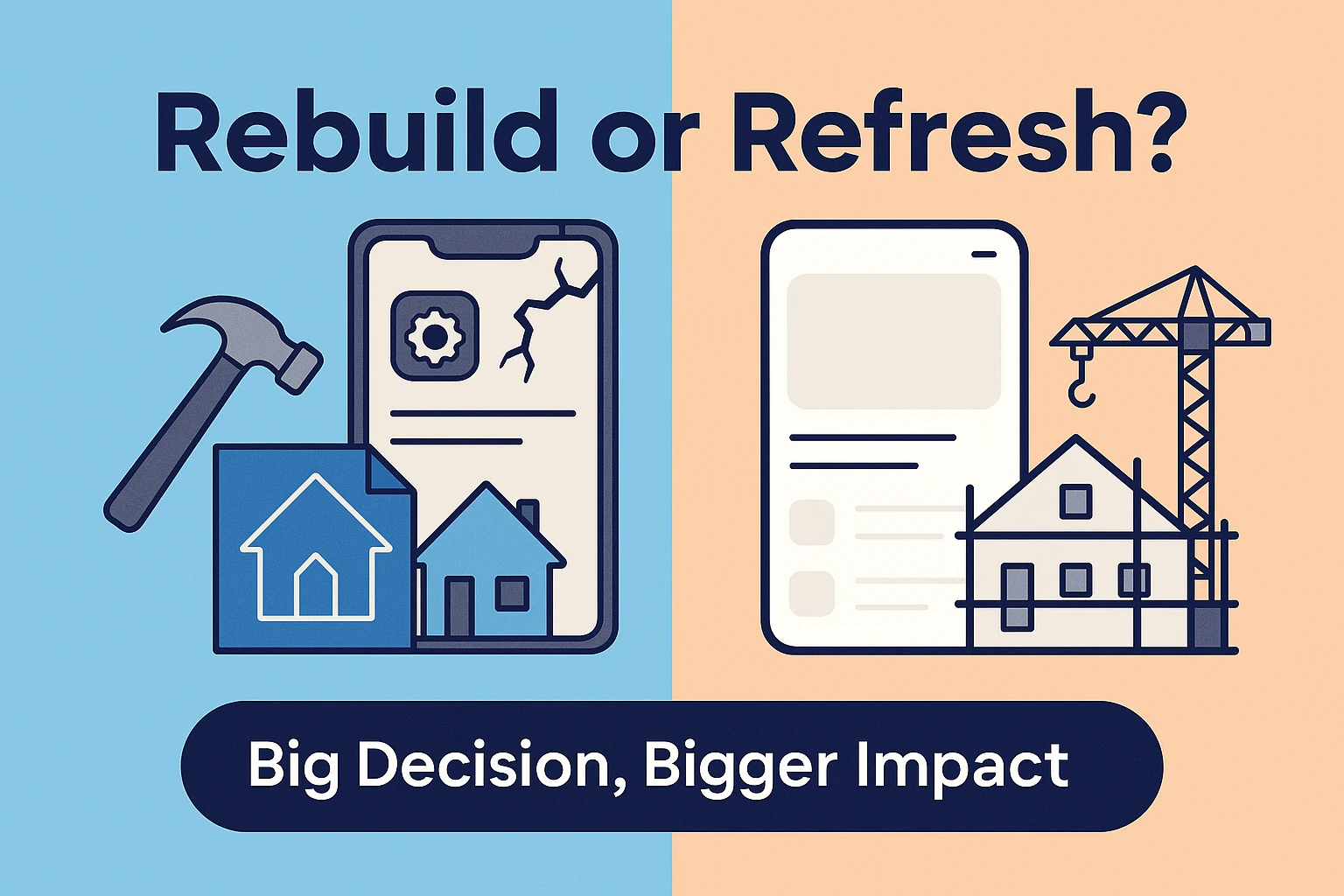 Should You Rebuild Your Existing App or Work With What You Already Have?