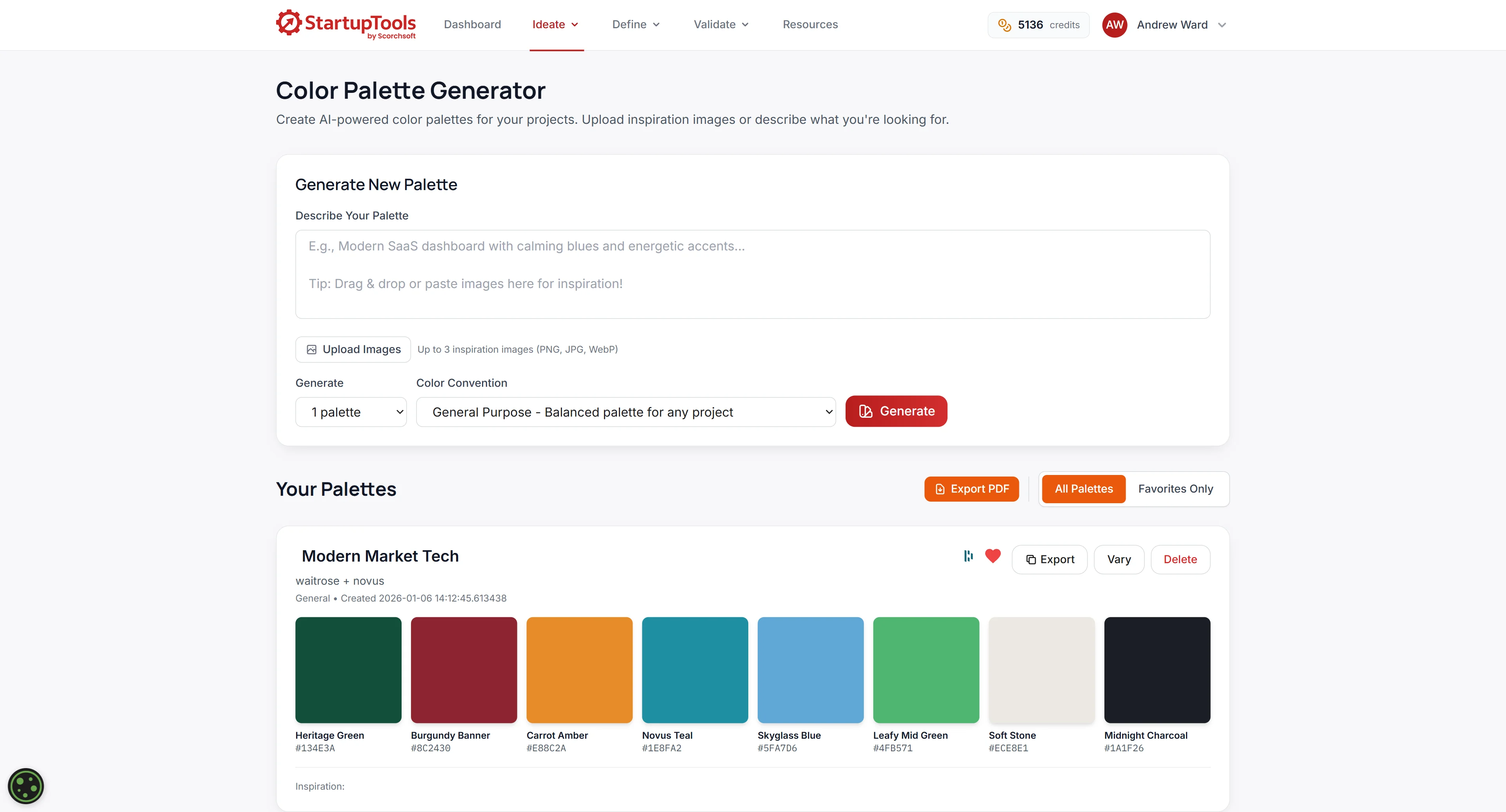 Colour Palette Generator