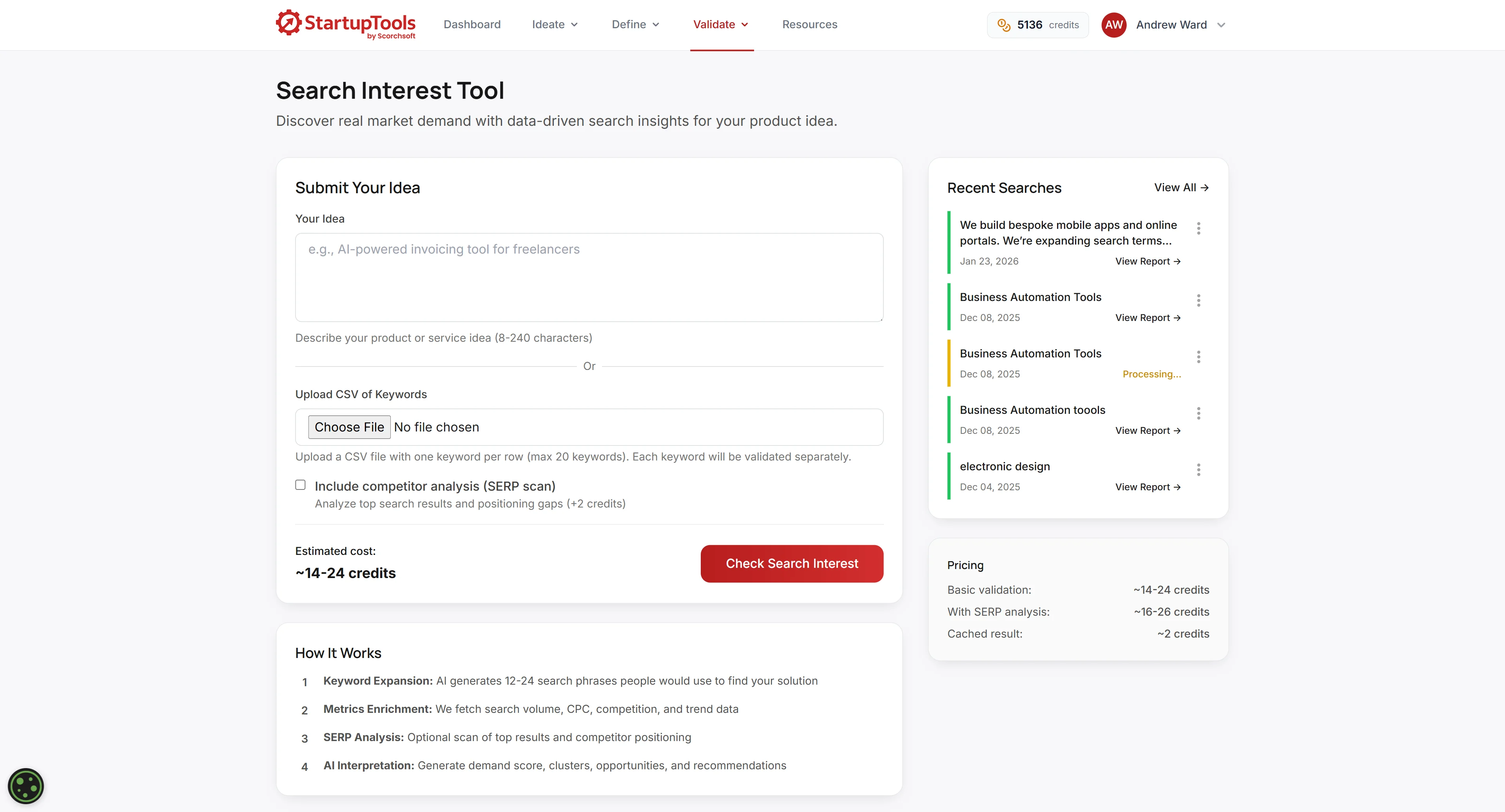 Search-Interest Demand Tool